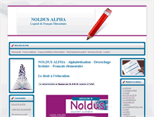 Tablet Screenshot of alpha.noldus.fr